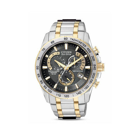 Edifice Casio Silver Black with Chronographs