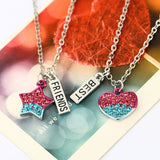 I Love You Matching Hearts Pendant
