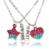 I Love You Matching Hearts Pendant