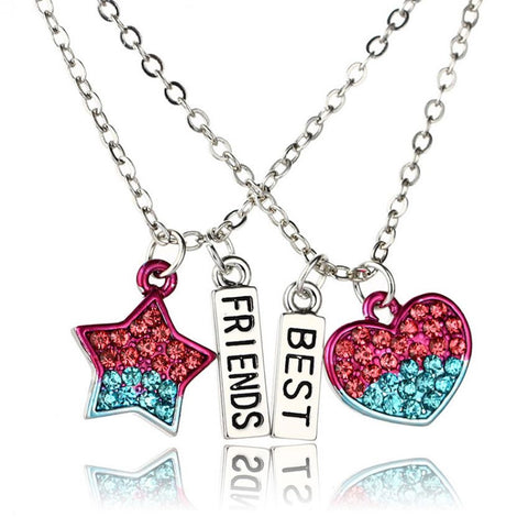 I Love You Matching Hearts Pendant