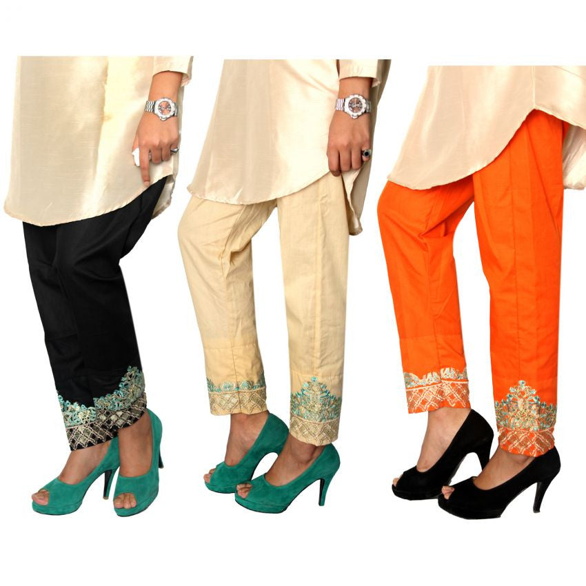 Pack of 3 Cigarette Pants