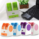 Portable Dual-Port USB Air Cooler Fan