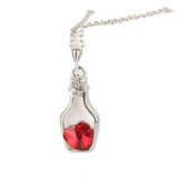 Red Crystal Pendant Necklace
