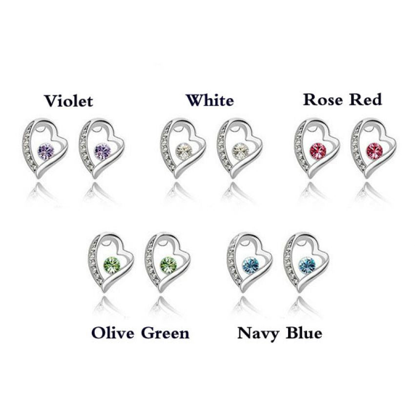 Silver Rhinestone Earrings