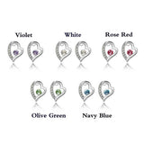 Silver Rhinestone Earrings