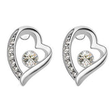 Silver Rhinestone Earrings