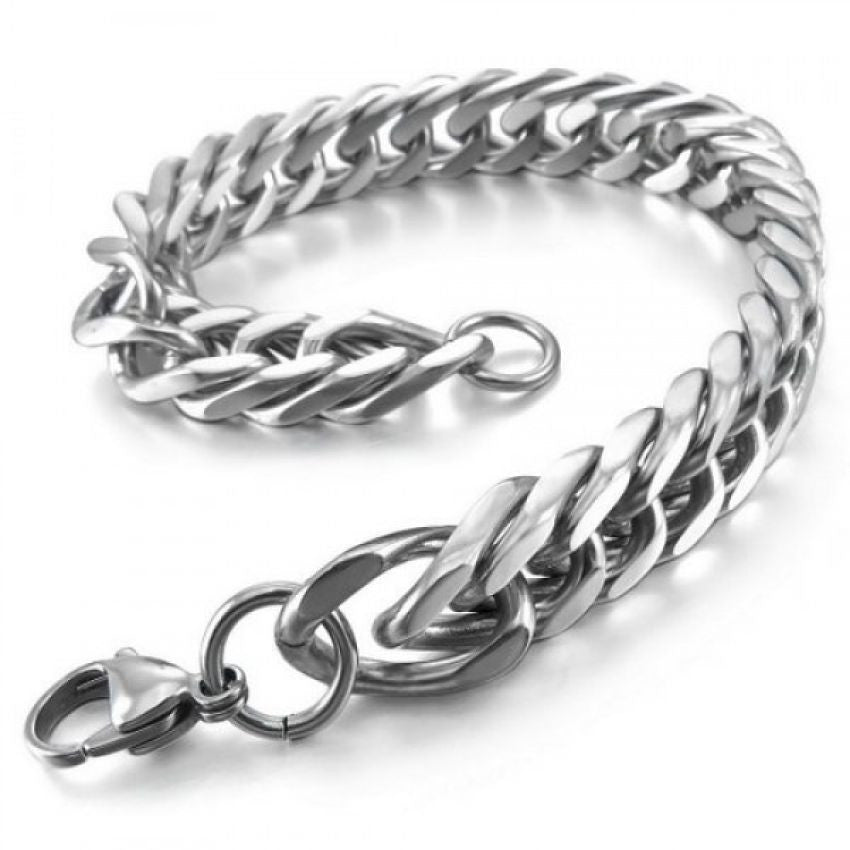 Silver Steel Bracelet