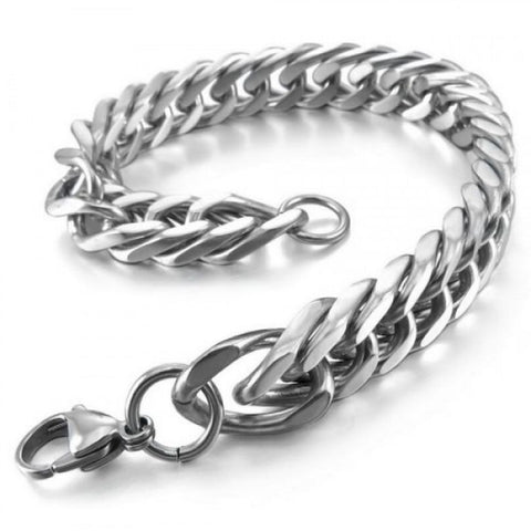 Silver Steel Bracelet