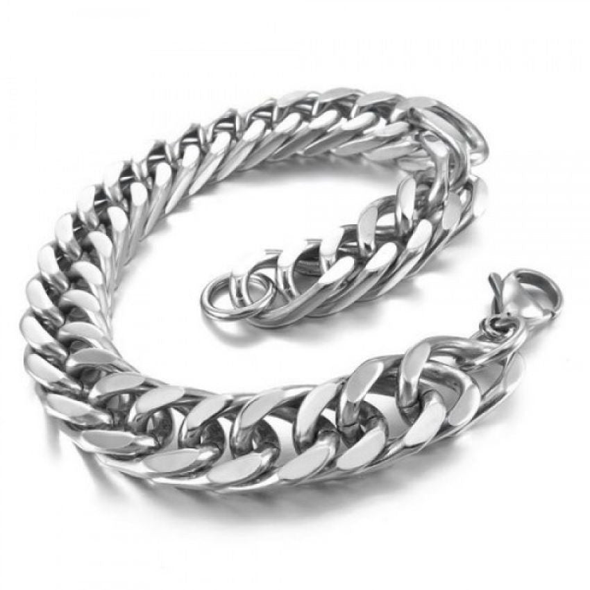 Silver Steel Bracelet