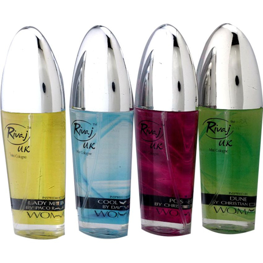 Pack of 6 Engaging Paris Body Mists for Her